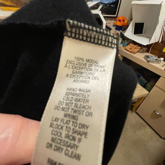 Juicy Couture Exaggerated Ruffle Crochet Shirt Sleeve Black Dress Small … - Picture 10 of 14